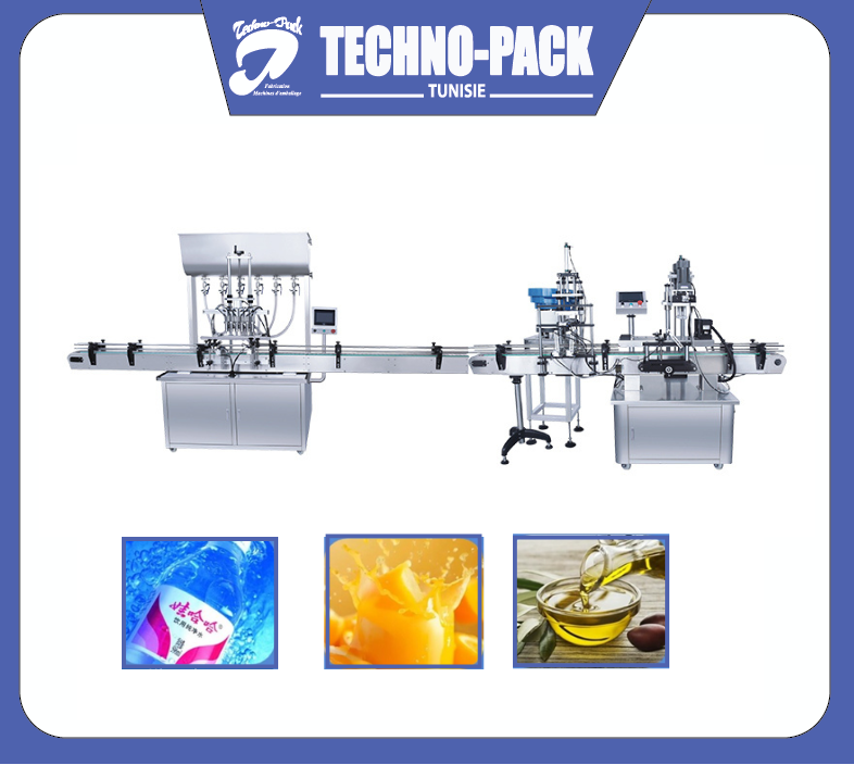 chaine de remplissage liquide